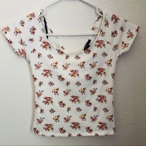 Floral Forever 21 shortsleeved Shirt small NWT